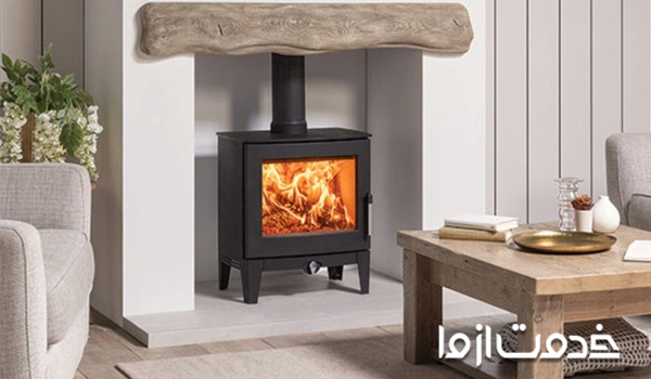 مراحل نصب بخاری گازی داخل شومینه